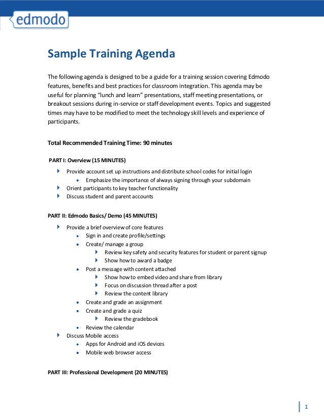 sample training guide